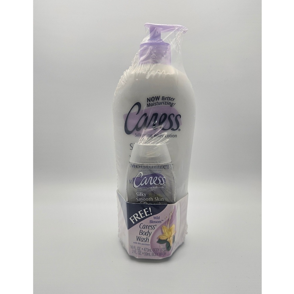 Caress Silkening Wild Blossom Body Lotion 16oz Rare Discontinued Wash New Sealed - Picture 2 of 14